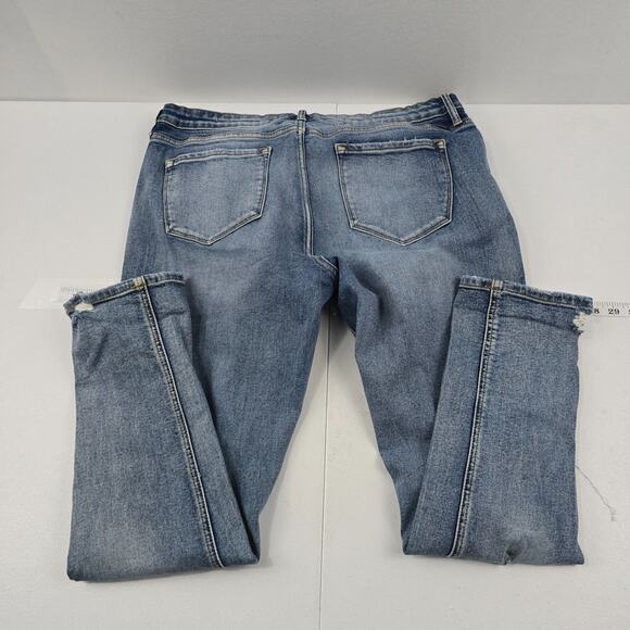 Kancan Vintage High Rise Medium Tint Boyfriend Jean 31 womens 5786 - Picture 3 of 11